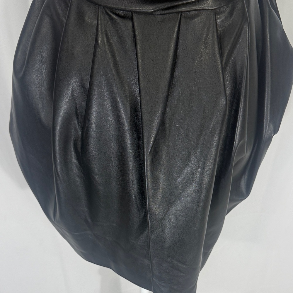 One33 Social Faux Leather Mini Dress Sz 4 Nwt — image 6 of 8